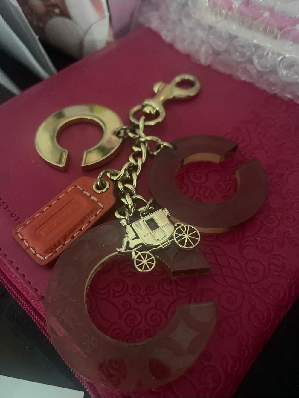 Coach key chain authentic